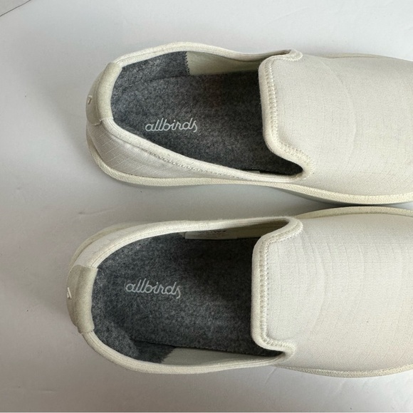 Allbirds Women’s Merino Wool Lounger Slip on Sneakers  in Natural White Size 7 - Picture 8 of 11